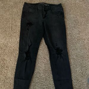 American Eagle Black Skinny Jeans